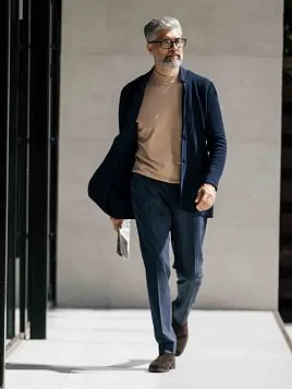 БРЮКИ МУЖСКИЕ PEPLOS TR25112-212-2 ТЕМНО-СЕРЫЙ