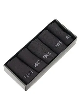 НОСКИ МУЖ. PEPLOS НАБОР 5 ПАР SBOX2602 ЧЁРНЫЕ