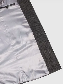 ПАЛЬТО МУЖСКОЕ PEPLOS OW2201-CT СЕРЫЙ