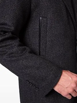 ПАЛЬТО МУЖСКОЕ PEPLOS OW2007-CT СЕРЫЙ