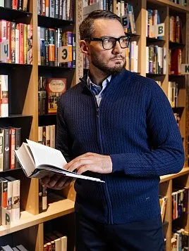 СОРОЧКА МУЖСКАЯ PEPLOS SH24062-R ГОЛУБОЙ