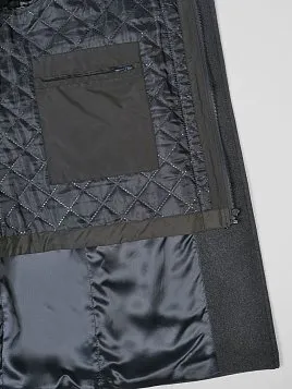 ПАЛЬТО МУЖСКОЕ PEPLOS OW2407-CT ТЕМНО-СЕРЫЙ