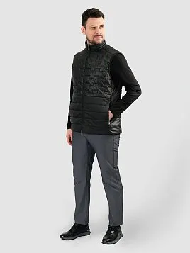 ЖИЛЕТ МУЖСКОЙ PEPLOS OW2529-V ЧЁРНЫЙ