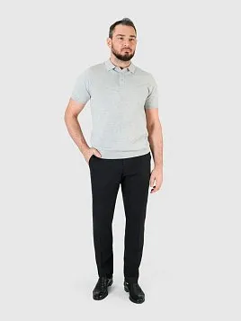 ТРИКОТАЖНАЯ РУБАШКА МУЖ. PEPLOS KN24SH035 СЕРЫЙ