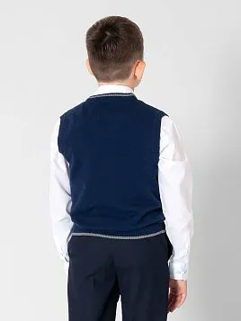 ЖИЛЕТ ПОДРОСТКОВЫЙ PEPLOS JKN17V004 ТЕМНО-СИНИЙ