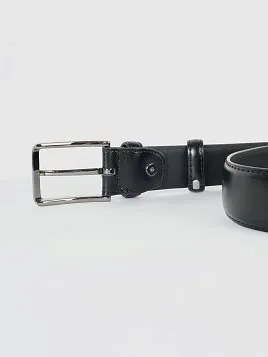 РЕМЕНЬ ПОЯСНОЙ МУЖСКОЙ PEPLOS BELT-24-C12-8 ЧЁРНЫЙ