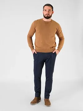 ДЖЕМПЕР МУЖСКОЙ PEPLOS KN24J020 КОРИЧНЕВЫЙ