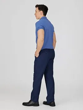 РУБАШКА-ПОЛО ИЗ ТКАНИ ПИКЕ TSP26006-R ГОЛУБАЯ