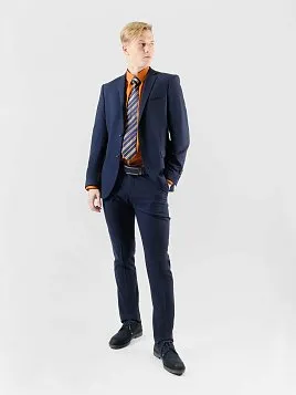 КОСТЮМ МУЖСКОЙ PEPLOS SU24027-SL ТЕМНО-СИНИЙ