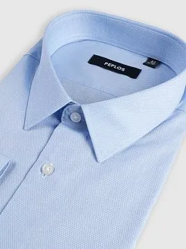СОРОЧКА МУЖСКАЯ PEPLOS SH25066-C ГОЛУБОЙ