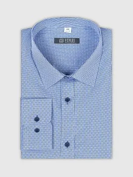 СОРОЧКА МУЖСКАЯ PEPLOS SH22131-SL СИНИЙ