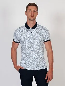 РУБАШКА-ПОЛО МУЖСКАЯ PEPLOS TS20012-P БЕЛЫЙ