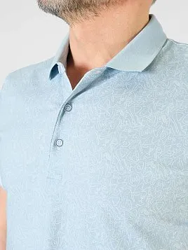 РУБАШКА-ПОЛО МУЖСКАЯ PEPLOS TS23018-Р ГОЛУБОЙ