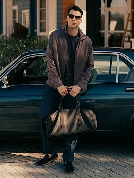 ВЕТРОВКА МУЖСКАЯ PEPLOS OW2544-SJ КОРИЧНЕВЫЙ