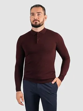 ДЖЕМПЕР МУЖСКОЙ PEPLOS KN25SH043 БОРДОВЫЙ