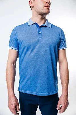 РУБАШКА-ПОЛО МУЖСКАЯ PEPLOS TS19008-P СИНИЙ