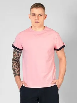 ФУТБОЛКА МУЖСКАЯ PEPLOS TS22004-R РОЗОВЫЙ