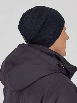 МУЖСКАЯ ШАПКАHM2611 ТЕМНО-СИНЯЯ