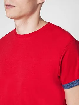 ФУТБОЛКА МУЖСКАЯ PEPLOS TS22001-R КРАСНЫЙ