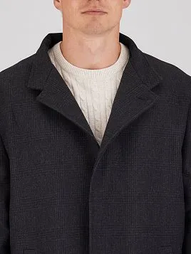 МУЖСКОЕ ПАЛЬТО OW26207-CT ТЕМНО-СЕРОЕ