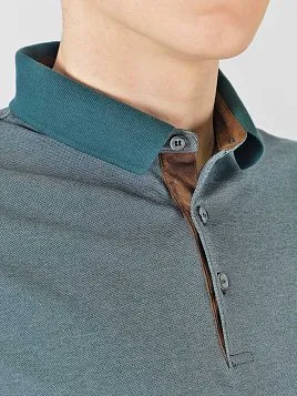 РУБАШКА-ПОЛО МУЖСКАЯ PEPLOS TS23007-Р ЗЕЛЕНЫЙ