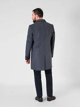 ПАЛЬТО МУЖСКОЕ PEPLOS OW2404-CT СЕРЫЙ