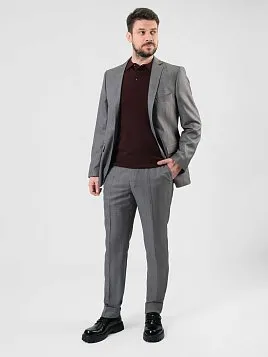 КОСТЮМ МУЖСКОЙ PEPLOS SU25103-SL СЕРЫЙ