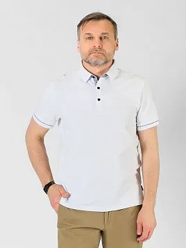 РУБАШКА-ПОЛО МУЖСКАЯ PEPLOS TS23025-P БЕЛЫЙ