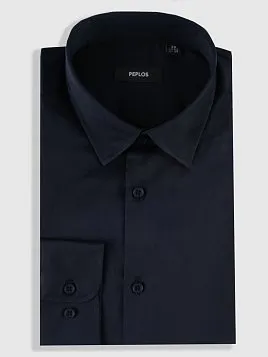 СОРОЧКА ПОДРОСТКОВАЯ PEPLOS SH24T133-R ТЕМНО-СИНИЙ