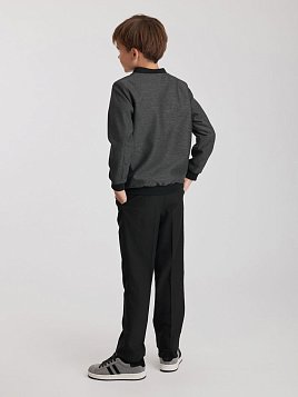 БЛЕЙЗЕР-БОМБЕР ДЕТСКИЙ PEPLOS BM25J004-303 СЕРЫЙ