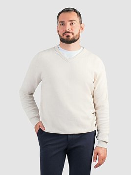 ПУЛОВЕР МУЖСКОЙ PEPLOS KN25P029 БЕЖЕВЫЙ