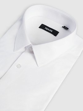 СОРОЧКА МУЖСКАЯ PEPLOS SH25003-R БЕЛЫЙ