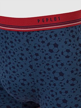 ТРУСЫ БОКСЕРЫ МУЖСКИЕ PEPLOS UW22009-BX СИНИЙ