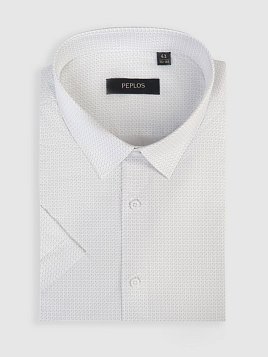 СОРОЧКА МУЖСКАЯ PEPLOS SH25014-K-SL БЕЛЫЙ