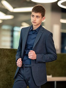 ПИДЖАК ПОДРОСТКОВЫЙ PEPLOS JA23T101-SL СИНИЙ