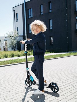 БРЮКИ ДЛЯ МАЛЬЧИКА PEPLOS TR21J015-313 СИНИЙ (Трикотажные)
