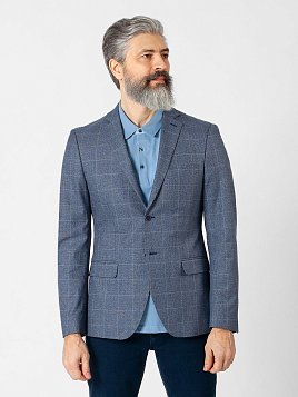 ПИДЖАК МУЖСКОЙ PEPLOS JA19040-SL СИНИЙ