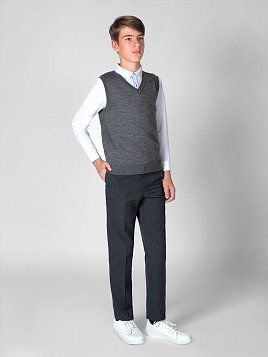 БРЮКИ ДЛЯ МАЛЬЧИКА PEPLOS TR19J051 СЕРЫЙ