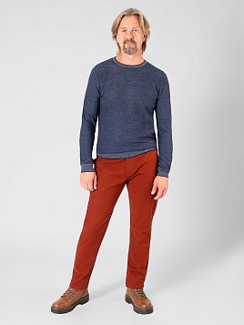 БРЮКИ МУЖСКИЕ PEPLOS P2209-SL ТЕРРАКОТОВЫЙ