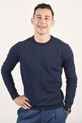 ДЖЕМПЕР МУЖСКОЙ PEPLOS KN20J018 СИНИЙ