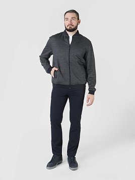 ТОЛСТОВКА-БОМБЕР МУЖСКАЯ PEPLOS SW24002-C СЕРЫЙ