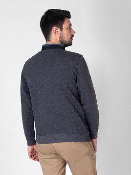ТОЛСТОВКА МУЖСКАЯ PEPLOS SW20006-С СЕРЫЙ