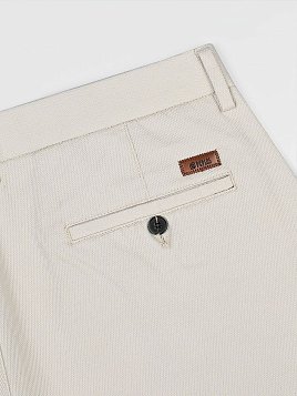 БРЮКИ МУЖСКИЕ PEPLOS P2306-SL БЕЛЫЙ