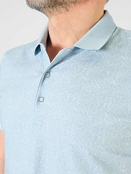РУБАШКА-ПОЛО МУЖСКАЯ PEPLOS TS23018-Р ГОЛУБОЙ