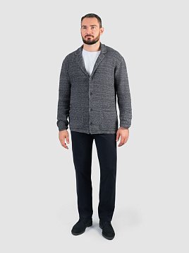 КАРДИГАН МУЖСКОЙ PEPLOS KN25C046 ТЕМНО-СИНИЙ