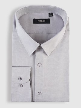 СОРОЧКА МУЖСКАЯ PEPLOS SH25083-C СЕРЫЙ