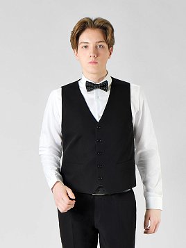 ЖИЛЕТ МУЖСКОЙ PEPLOS V23099 ЧЁРНЫЙ ОТ КОСТЮМА