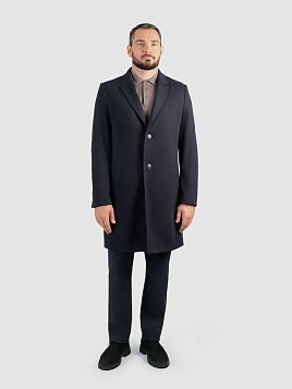 ПАЛЬТО МУЖСКОЕ PEPLOS OW2506-CT ТЕМНО-СИНИЙ