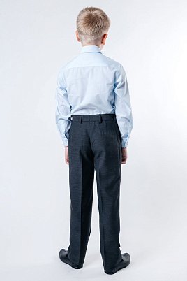БРЮКИ ДЛЯ МАЛЬЧИКА МЛ. ШКОЛА PEPLOS TR19B026 СЕРЫЙ