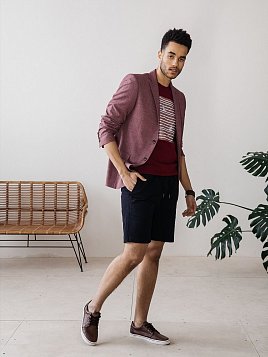 ПИДЖАК МУЖСКОЙ PEPLOS JA21032-SL БОРДО